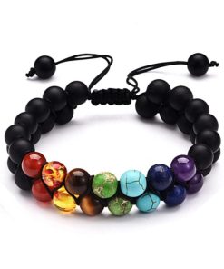 دستبند سنگ هفت چاکرا مدل 3