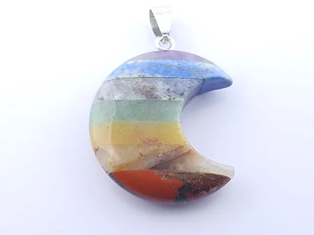 ماه هفت چاکرا آویز هفت چاکرا مدل 11 - Image 1