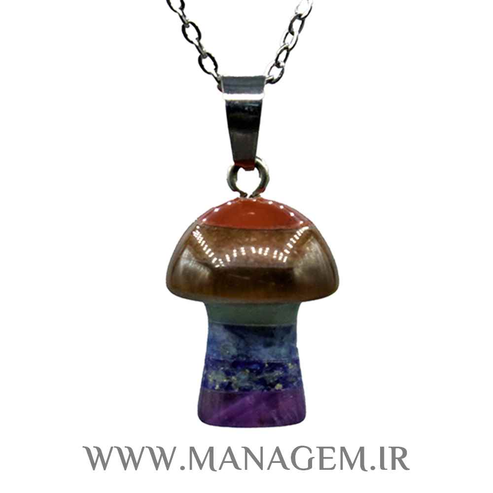 گردنبند-هفت-چاکرا-طرح-قارچ گردنبند هفت چاکرا مدل 5 - Image 1