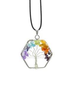 آویز درختچه هفت چاکرا (کد 01)